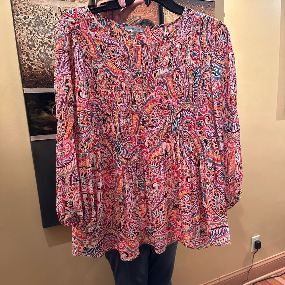 Floral and Ivy Blouse